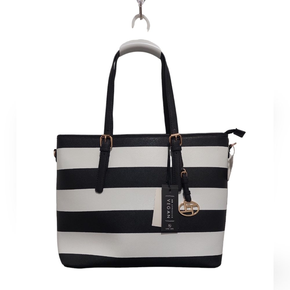 LA TERRE FASHION 2 IN 1‎ stripe bag and wallet